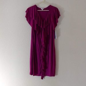 Go International,  NWT, XL, Fuchsia dress